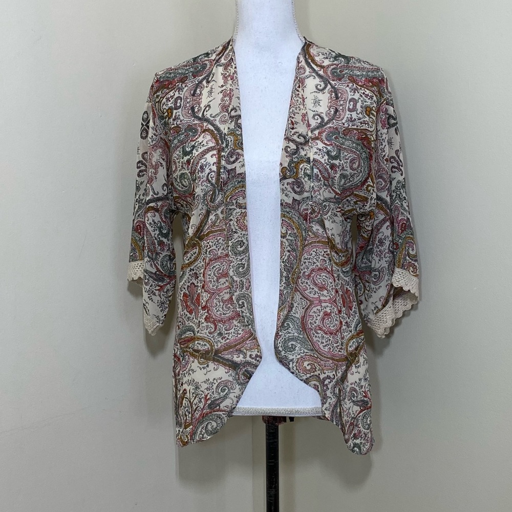 Deb || WOMAN Open Boho CARDIGAN size Size small